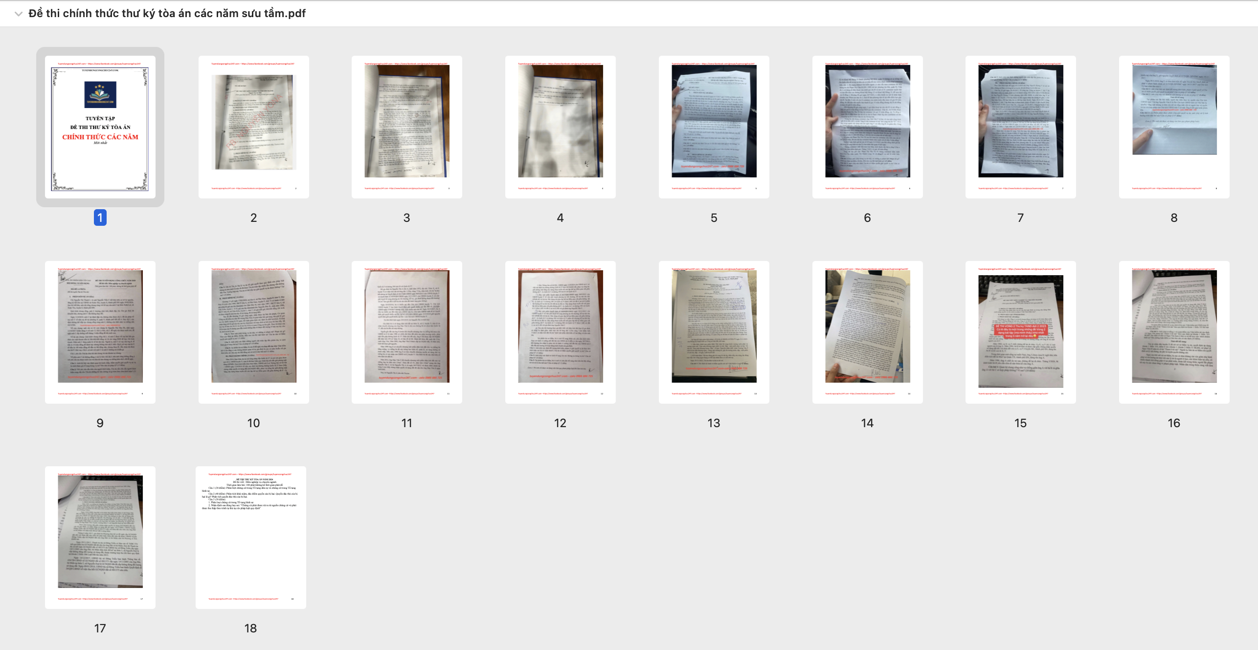 Đề thi thư ký tòa án chính thức các năm sưu tầm có đáp án và thang điểm